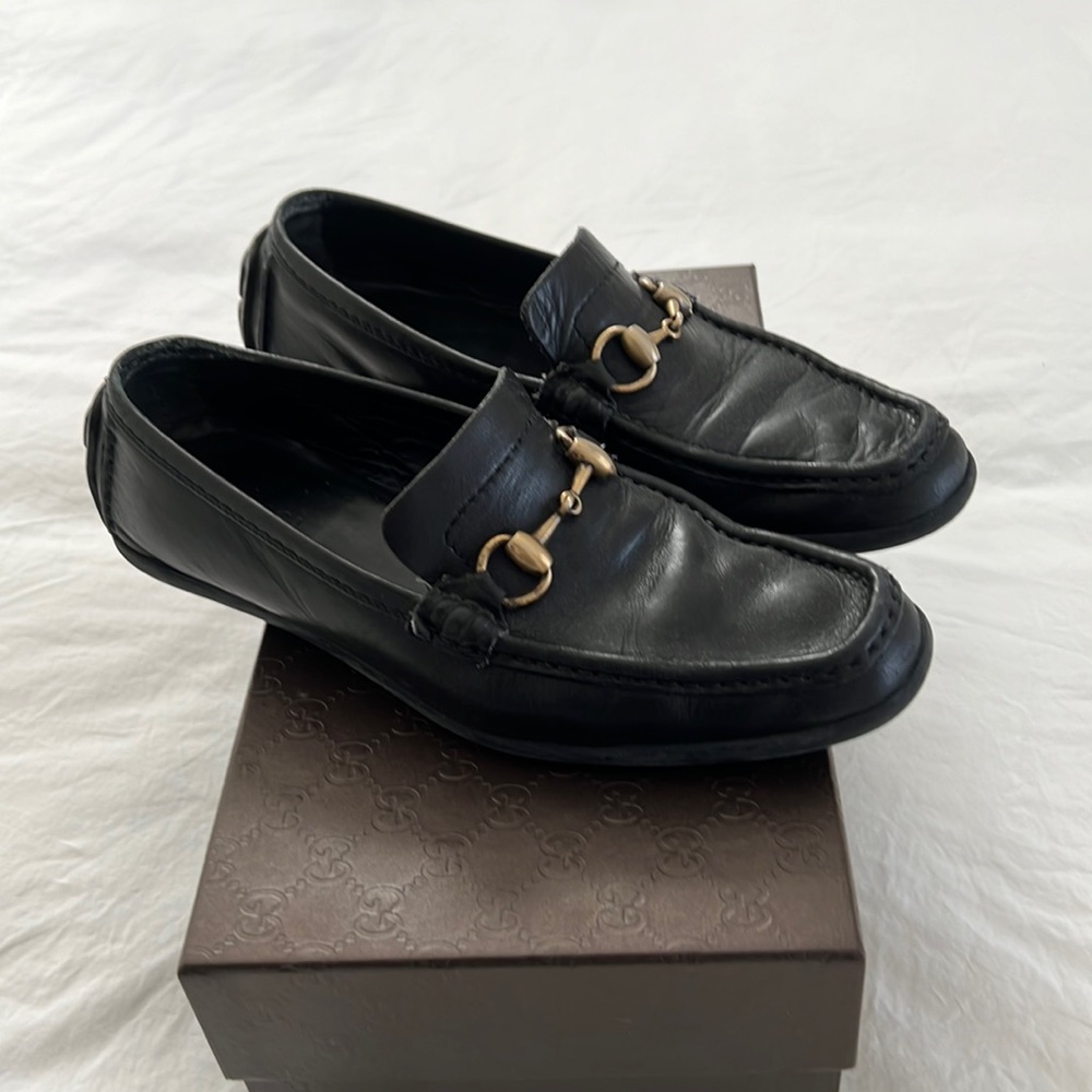 Women’s Gucci horsebit loafers worn. Size 7.5. Soles refinished